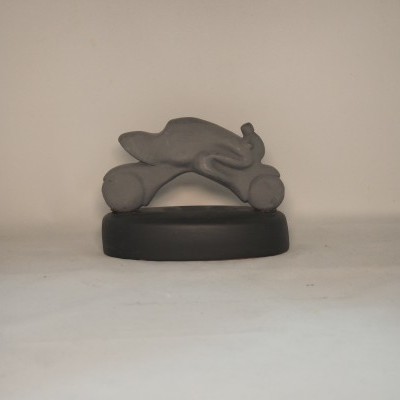 Troféu Moto 15 cm faiança pintada