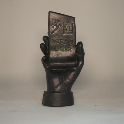 Troféu Varzim Lazer 15 cm Faiança Pintado