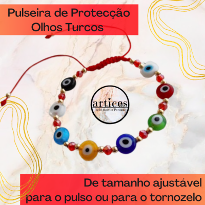 Pulseira de Proteção de Olhos Turcos