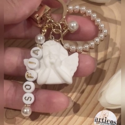 Porta-Chaves Personalizado c/ Anjinho