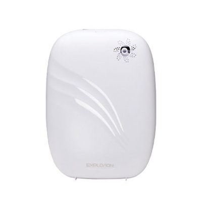 Aparelho branco com relevo e orifício decorativo