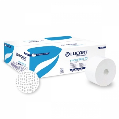 Papel Higiénico Auto Corte Lucart Identity Strong 900 ID