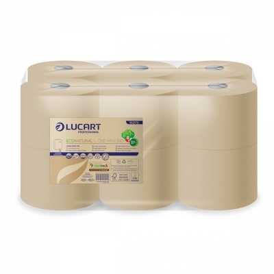 Papel Higiénico Espiral Lucart EcoNatural L-One Mini 180