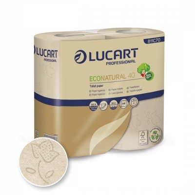 Papel Higiénico Doméstico Lucart EcoNatural 40