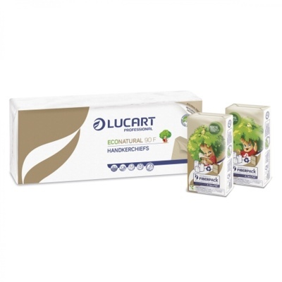 Lenços Faciais Lucart EcoNatural 90F