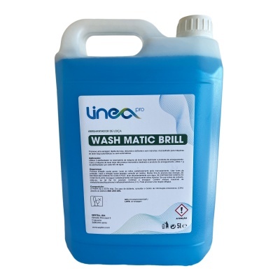 garrafão azul de detergente Wash Matic Brill