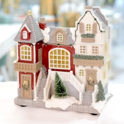 Figura "Casa de Natal" c/ Leds e Música