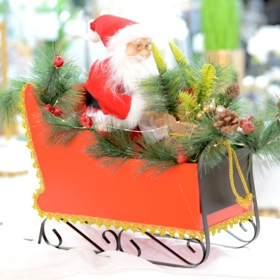 Figura "Pai Natal em Trenó"