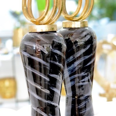 Conjunto de Potes Decorativos Conjunto de Potes Decorativos