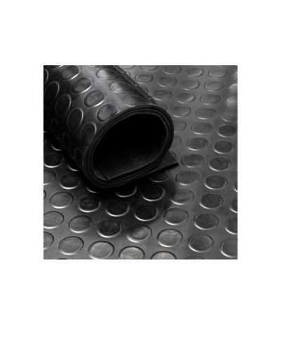 Tapete Borracha Preto Pitonado 3mm x 1500mm