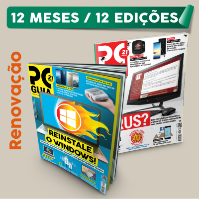 Renovação Assinatura Papel  PCGuia (12 Meses + 1)