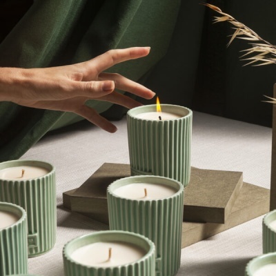 Vela&#x20;Arom&#x00E1;tica&#x20;White&#x20;Crane&#x20;210g