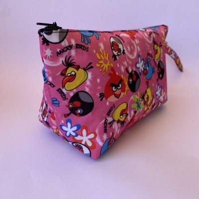 Nécessaire tecido plastificado angry birds