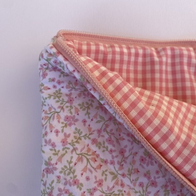 BOLSA MULTI-USOS FLORAL ROSA