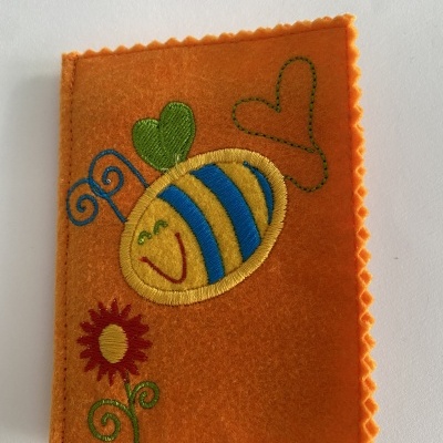 PORTA-AGULHAS ABELHA TURQUESA