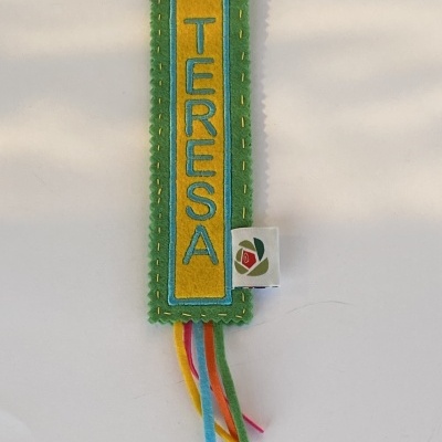 MARCADOR DE LIVRO ''TERESA''