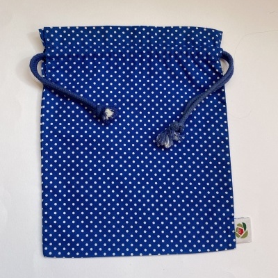 SACO DE TECIDO AZULÃO