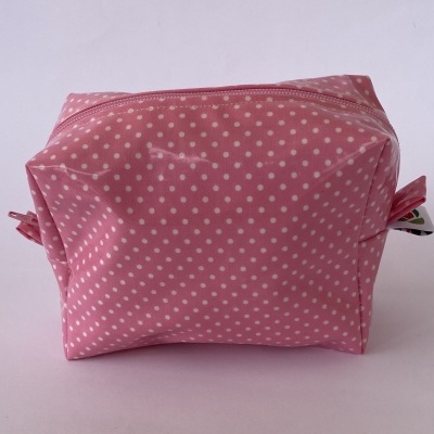 NÉCESSAIRE PLASTIFICADA ROSA