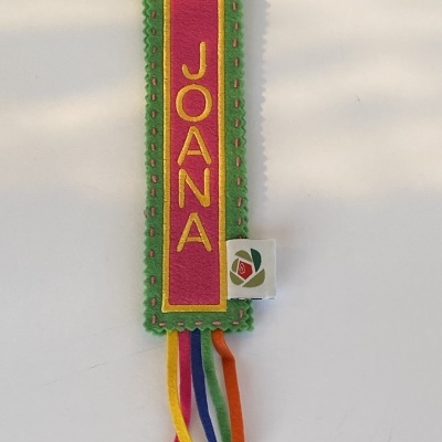 MARCADOR DE LIVRO ''JOANA''