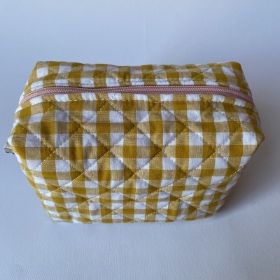 NÉCESSAIRE XADREZ AMARELO