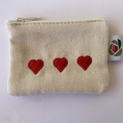 BOLSINHA CORAÇÕES ENCARNADOS