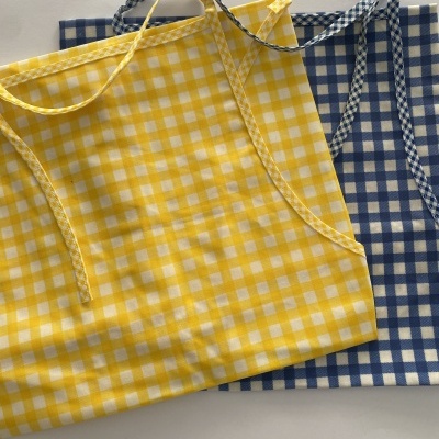 AVENTAL PLASTIFICADO ''AZUL E BRANCO''