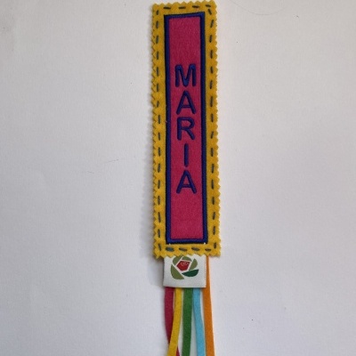 MARCADOR DE LIVRO ''MARIA''