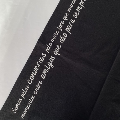 CAMINHO DE MESA PRETO ''SOMOS PELAS CONVERSAS PELA NOITE FORA''