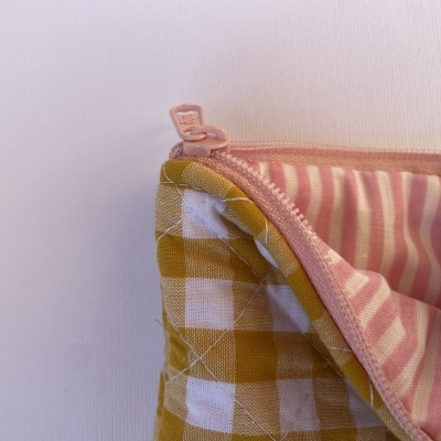 BOLSINHA XADREZ AMARELO