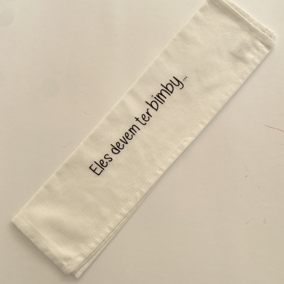 GUARDANAPO ''ELES DEVEM TER BIMBY''