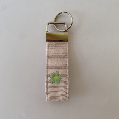 PORTA-CHAVES FLOR VERDE