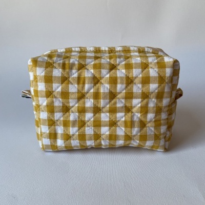 NÉCESSAIRE XADREZ AMARELO