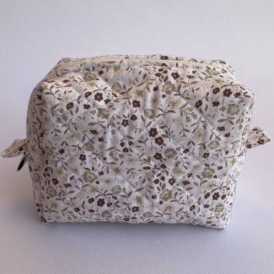 NÉCESSAIRE FLORAL BEGE