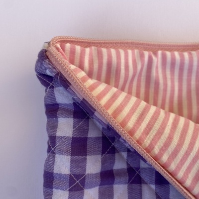 BOLSA MULTI-USOS XADREZ ROXO