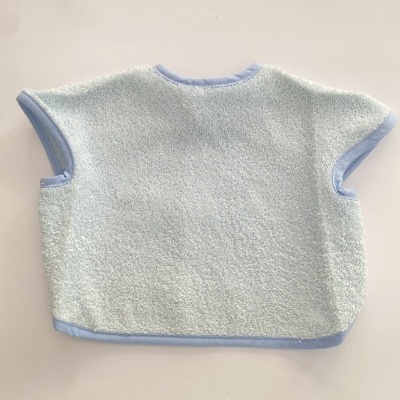 BABETE COM MANGA ''AZUL''