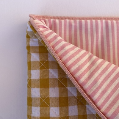 BOLSA MULTI-USOS XADREZ AMARELO