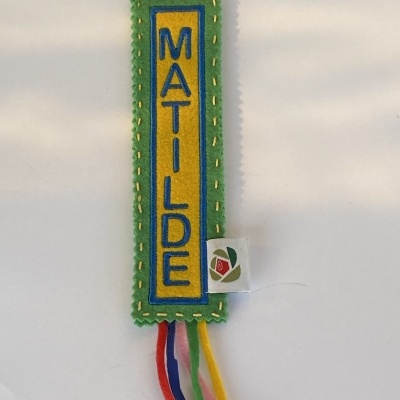 MARCADOR DE LIVRO ''MATILDE''