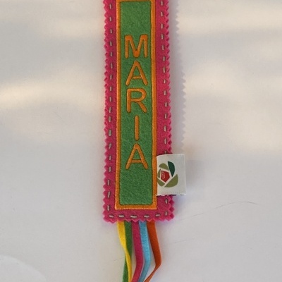 MARCADOR DE LIVRO ''MARIA''