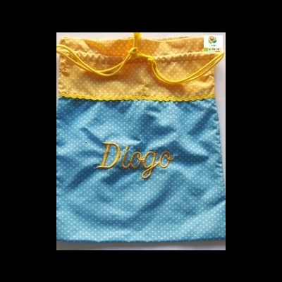 SACO DE TECIDO ROSA SHOCKING