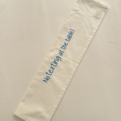 GUARDANAPO ''NO TEXTING AT THE TABLE''