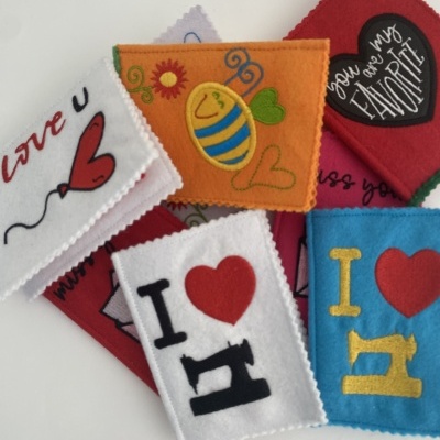 PORTA-AGULHAS CARTA DE AMOR