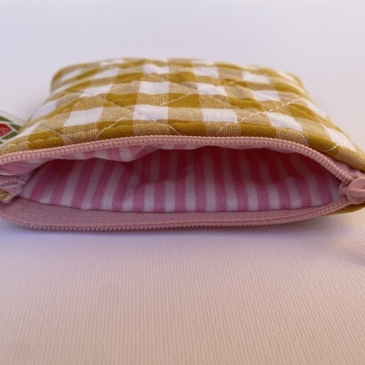 BOLSINHA XADREZ AMARELO