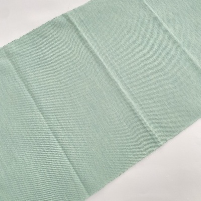 CAMINHO DE MESA CANELADO ''VERDE ÁGUA''