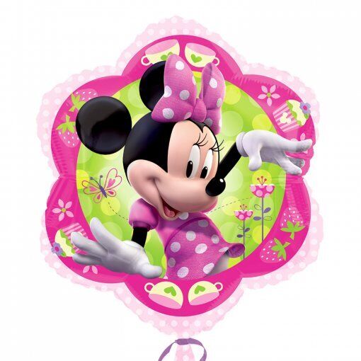 Balao minnie flor rosa
