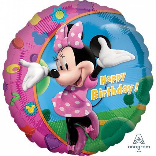 Balao minnie happy Birthday
