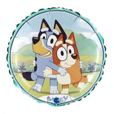 Balao bluey e bingo abraço