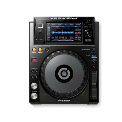 Leitor de música DJ digital Pioneer XDJ-1000 preto com ecrã a cores e botões
