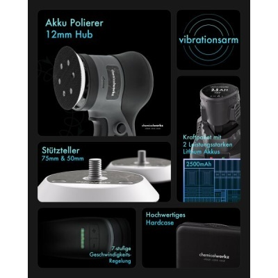 M&#x00E1;quina&#x20;de&#x20;polimento&#x20;Chemicalworkz&#x20;DA12&#x20;PRO&#x20;EVO&#x20;&#x28;BATERIA&#x29;