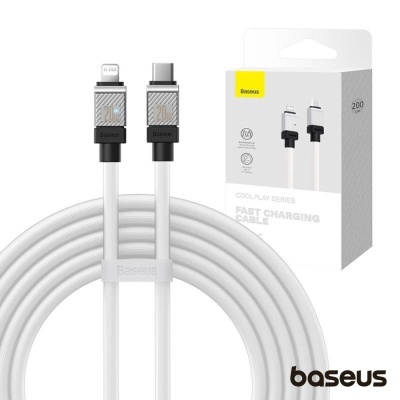 Cabo USB-C / Lightning Macho 20W PD 2m Coolplay BASEUS
