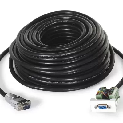 WP-51V-20 Panel de conexión VGA enchufable con cable preinstalado FONESTAR